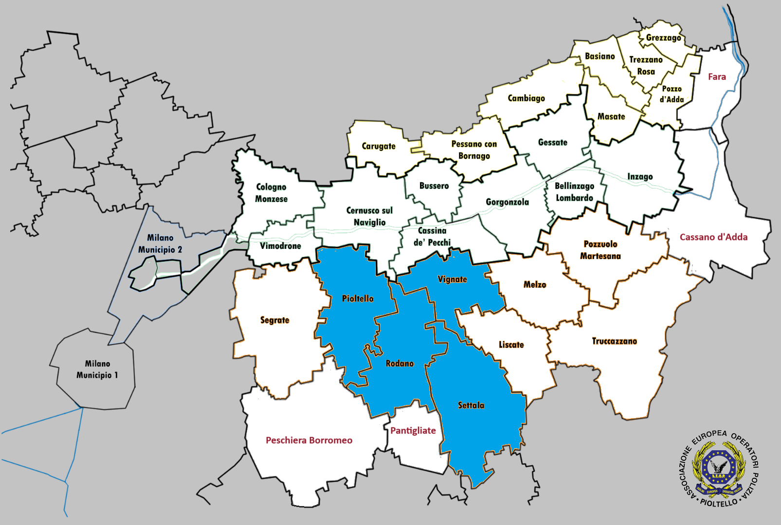 AREE DI OPERATIVITA' AEOP PIOLTELLO